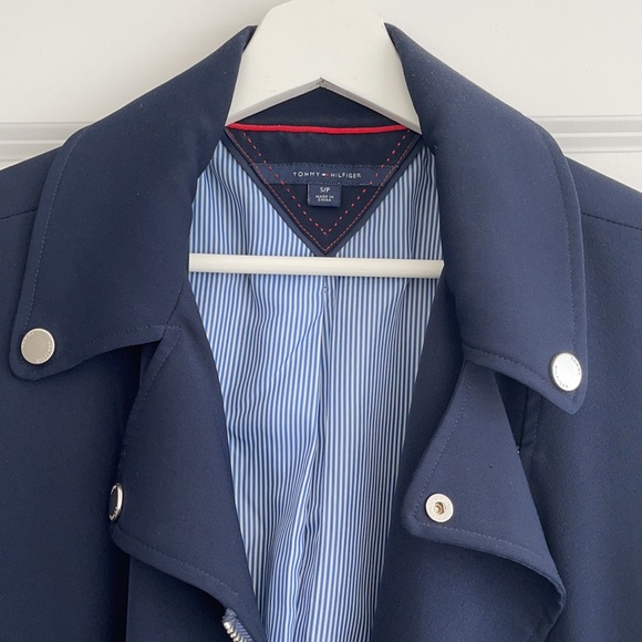 moto blue jacket Tommy Hilfiger - Picture 2 of 7